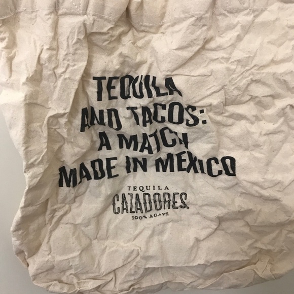 3/$15 Tequila cazadores tequilas and tacos:match made in Mexico canvas tote - Picture 3 of 6